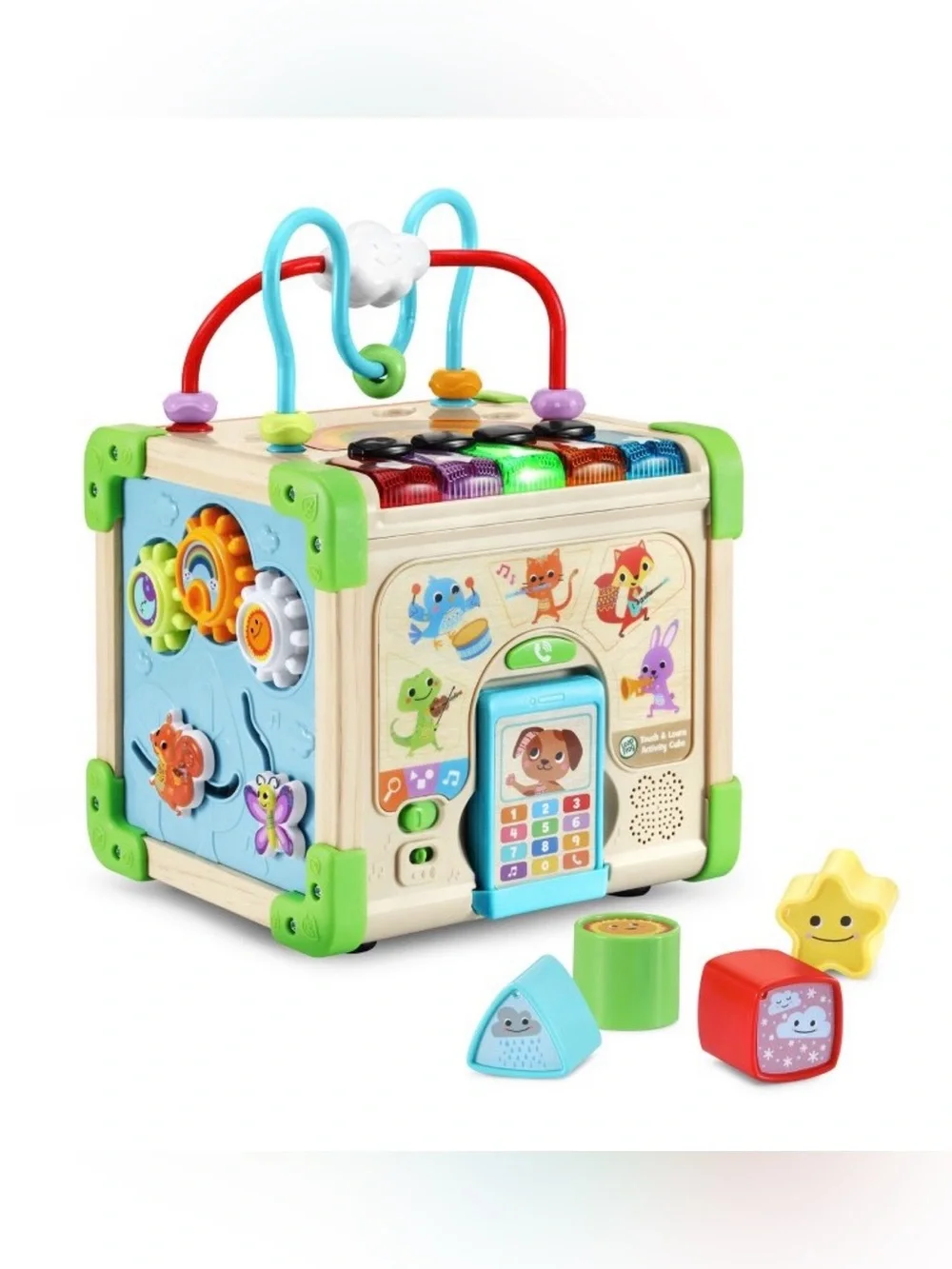 LeapFrog Touch & Learn Wooden Activity Cube
